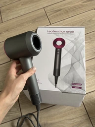 Фен Super Hair Dryer ceramic pop з іонізацією та турборежимом 5 насадок фото від покупців 1