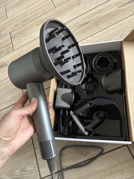 Фен Super Hair Dryer ceramic pop з іонізацією та турборежимом 5 насадок фото від покупців 2