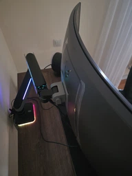 Настольное крепление для монитора Qube RGB4920G 17-49" до 20 кг Серо-Черное (RGB4920G) фото от покупателей 1