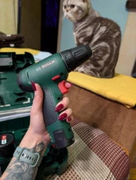 Шуруповерт Bosch EasyDrill 1200, 12В, 2х1.5Ач, ЗП, набір свердл і біт, кейс (0.603.9D3.007) фото від покупців 1