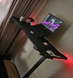 Стол с электрорегулировкой высоты RZTK eDesk RGB Carbon 2 1200 х 600 мм фото от покупателей 1