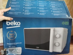 Мікрохвильова піч Beko , 20л, мех.керув., 700Вт, сірий (MOC20100SFB) фото от покупателей 2