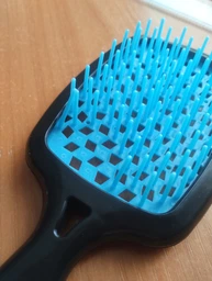 Расческа для волос Super Hair Brush Желтая с зеленым фото от покупателей 8