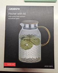 Кувшин с крышкой Ardesto Dew 1500 мл (AR2615BPG)