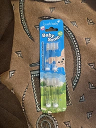 Brush-Baby BabySonic звуковая зубная щетка, 0-3 года голубая