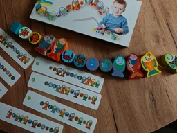 Деревянная игрушка Шнуровка Рыбки Cubika 13647
