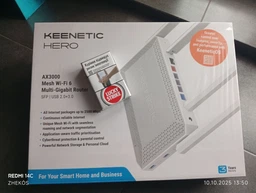Маршрутизатор Keenetic Hero (KN-1012) WiFi6 / AX3000 / 2.5Гбіт/с / підтримка MESH фото від покупців 5