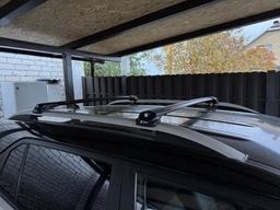 Поперечки на дах автомобіля для рейлінгів Turtle AIR 1 Чорний фото від покупців 1