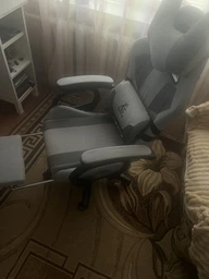 Комп'ютерне крісло з тканини геймерське з підставкою для ніг EC GAMING Чорний для геймерів та роботи фото от покупателей 4