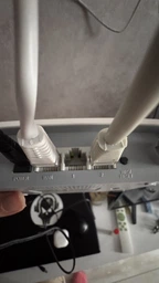 Кабель питания Vention DC 3.5мм х 1.35мм - USB 5V 2A для зарядки для роутера, сплиттера 1.5 м White (CEXWG) фото от покупателей 1