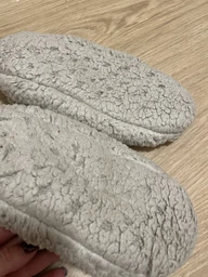 Женские домашние тапочки утепленные меховые с закрытым носком Twins Тучки (Мягкие) 14351 40 26 см Пудровые (4820182062452)