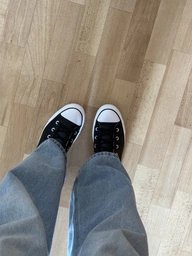 Женские кеды кожаные высокие Converse Chuck Taylor All Star Lift 561675C 36 (5.5) 22.5 см Black (888755795699)