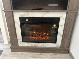 Каминокомплект ArtiFlame For Living с эффектом пламени, обогревом и звуком горения огня Дуб серый фото от покупателей 3