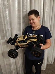 Машинка на радиоуправлении 1:8 4WD большая 50 см GW131 609E Black з пультом автомобиль внедорожник монстр-трак фото от покупателей 6