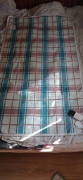 Электропростынь односпальная 90х160 см Home Textile Comfort, 9 режимов подогрева+Таймер автоотключения, в клеточку, арт.9090 фото от покупателей 1