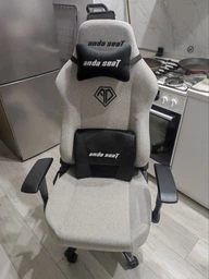 Кресло игровое Anda Seat Phantom 3 Fabric Size L Dark Grey (AD18Y-06-GB-F) фото от покупателей 2