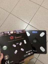 Смарт-ваги, розумні підлогові ваги Domotec Smart Scale 2, електронні, фітнес, Bluetooth, 180 кг, чорні фото від покупців 1