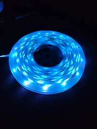 Светодиодная LED лента 5м Smart RGB + White с пультом и USB питанием. Управление через телефон Bluetooth 5050 Совместимость с Авто, ТВ, ПК (модель Striscia Led RGB) БЕЛАЯ фото от покупателей 10