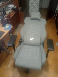 Геймерське крісло GT Racer X-8702 Black/Gray/Mint фото від покупців 1