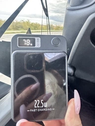 Power Bank 20000mAh Магнітний Бездротовий Акумулятор 22.5W для iPhone, Xiaomi, Samsung синій фото від покупців 12