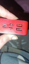 Повербанк умб 40000 mAh Andowl power bank Q-CD701X2 павербанк з usb ліхтариком для телефону роутера зовнішній портативний акумулятор з дисплеєм повербанки великої ємності червоно чорний фото від покупців 16