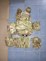 Армейская тактическая плитоноска ARTEX с быстрым сбросом Cordura 1000D мультикам