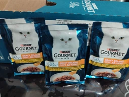 Влажный корм для кошек Purina Gourmet Perle мини-филе с курицей в соусе 26х85 г фото от покупателей 2