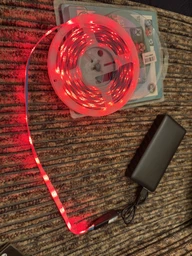 Светодиодная LED лента 5м Smart RGB + White с пультом и USB питанием. Управление через телефон Bluetooth 5050 Совместимость с Авто, ТВ, ПК (модель Striscia Led RGB) БЕЛАЯ фото от покупателей 4
