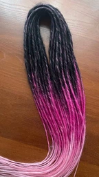 Канекалон Easy Braid сіро-рожевий рожевий світло-рожевий Довжина 65см Вага 90 г Низькотемпературний 100-150°С FR-26