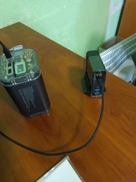 Мережевий зарядний пристрій Remzona Giwell Acey GaN 140W 3хUSB-C+2хUSB-A CHAACCC-01BK Black