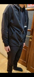 Спортивный костюм мужской на молним демисезонный Teamv Oversize ZIP графит M