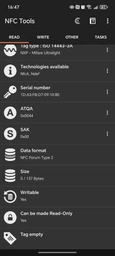 NFC метки NTAG 213 наклейки 6 штук