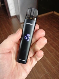 Многоразовая электронная сигарета вейп Pod система Joyetech Evio M Pro 1100 mAh Black + 2 картриджа 2.8 мл + кабель type-c ACG в комплекте к под системы под перезаправляемая курилка электронка подик для заправки жидкости до 30 Вт фото от покупателей 1