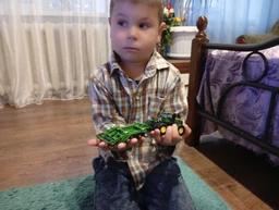 Модель Siku (1:87) Трактор John Deere Зелений (1856)