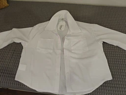 Рубашка однотонная для девочки MyChance 2435 140 см Белый shop (2000990619266) фото от покупателей 1
