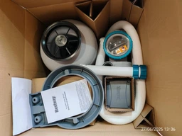 Песочный фильтрующий насос для бассейна Bestway 8327 л/час + Фитинги + Шланги (6941607361375) фото от покупателей 8