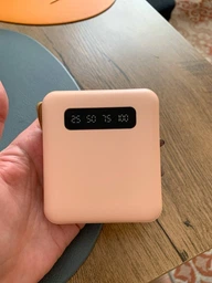 Павербанк PowerBank із шнурами та ліхтарем 20000mAh Ma-3012 |10W|білий фото от покупателей 6