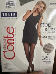 Колготы 30 Den женские Conte Collant Tulle 2 р Коричневые (4810226308158)