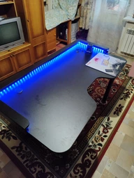 Светодиодная LED лента 5м Smart RGB + White с пультом и USB питанием. Управление через телефон Bluetooth 5050 Совместимость с Авто, ТВ, ПК (модель Striscia Led RGB) БЕЛАЯ фото от покупателей 3