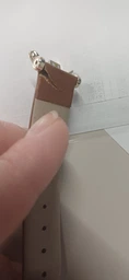 Ремешок кожаный с металлическим креплением Mi Jobs Elegance для Xiaomi Mi Smart Band 10/9/8 красный + Gold (mrk3450) фото от покупателей 7