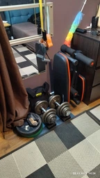 Скамья тренировочная Hop-Sport HS-1030 с фиксатором для ног для пресса универсальная фото от покупателей 10