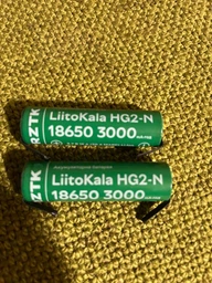 Высокотоковый аккумулятор RZTK LiitoKala HG2-N 18650 3000mAh 15A (20A max) Li-Ion с контактами для пайки 2 шт фото от покупателей 13