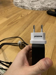Переходник сетевой с защитой от детей ProZone AC9600 Compact US to EU Plug Белый фото от покупателей 3