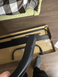 Вішалка Подвійна підлогова для одягу та взуття металева Clother Rack стійка для речей стелаж Чорна GS-7567 фото від покупців 3