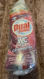 Гель для чищення туалету DUAL POWER wc gel з відбілювачем con candeggina 700мл фото від покупців 1