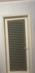 Штора плісе (жалюзі) самоклеюча 60×180 см, білий – без свердління, легкий монтаж, захист від сонця 2 рівня, YouWe 2100086 фото від покупців 2