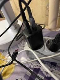 Мережевий зарядний пристрій Baseus Compact Charger 2U 10.5W EU White (CCXJ010202) фото от покупателей 8