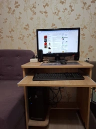 Стол компьютерный Мини ультра Эверест дуб сонома (TQP-2640) фото от покупателей 5