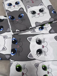 Комплект постільної білизни Moon&Star Двоспальний 175х210 см Furry Friends Бязь Gold Люкс (MS-820009249)