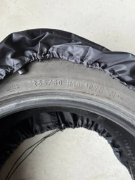 Чохли пакети для автомобільних коліс і шин R15-20 JoyPoint набір комплект 4 шт для зберігання та транспортування зимових літніх автошин дисків колес авто багаторазові водонепроникні захисні на колеса шини диски чорні (JPTECR01)